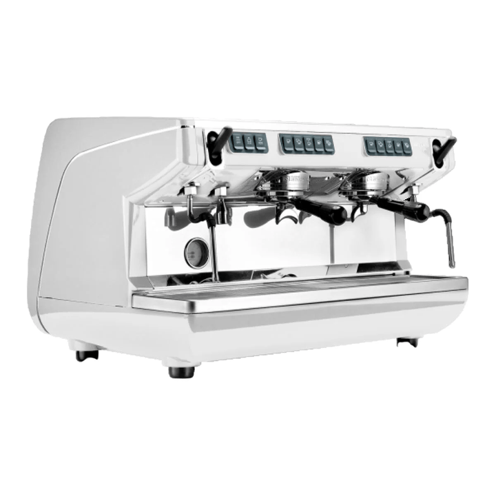 Nuova Simonelli Appia Life Volumetric 2 Group Coffee Machine – White - EuroCoffee