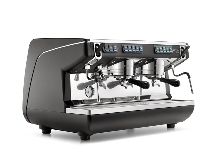 Nuova Simonelli Appia Life Volumetric 2 Group Coffee Machine – Black - EuroCoffee