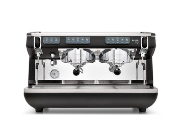 Nuova Simonelli Appia Life Volumetric 2 Group Coffee Machine – Black - EuroCoffee