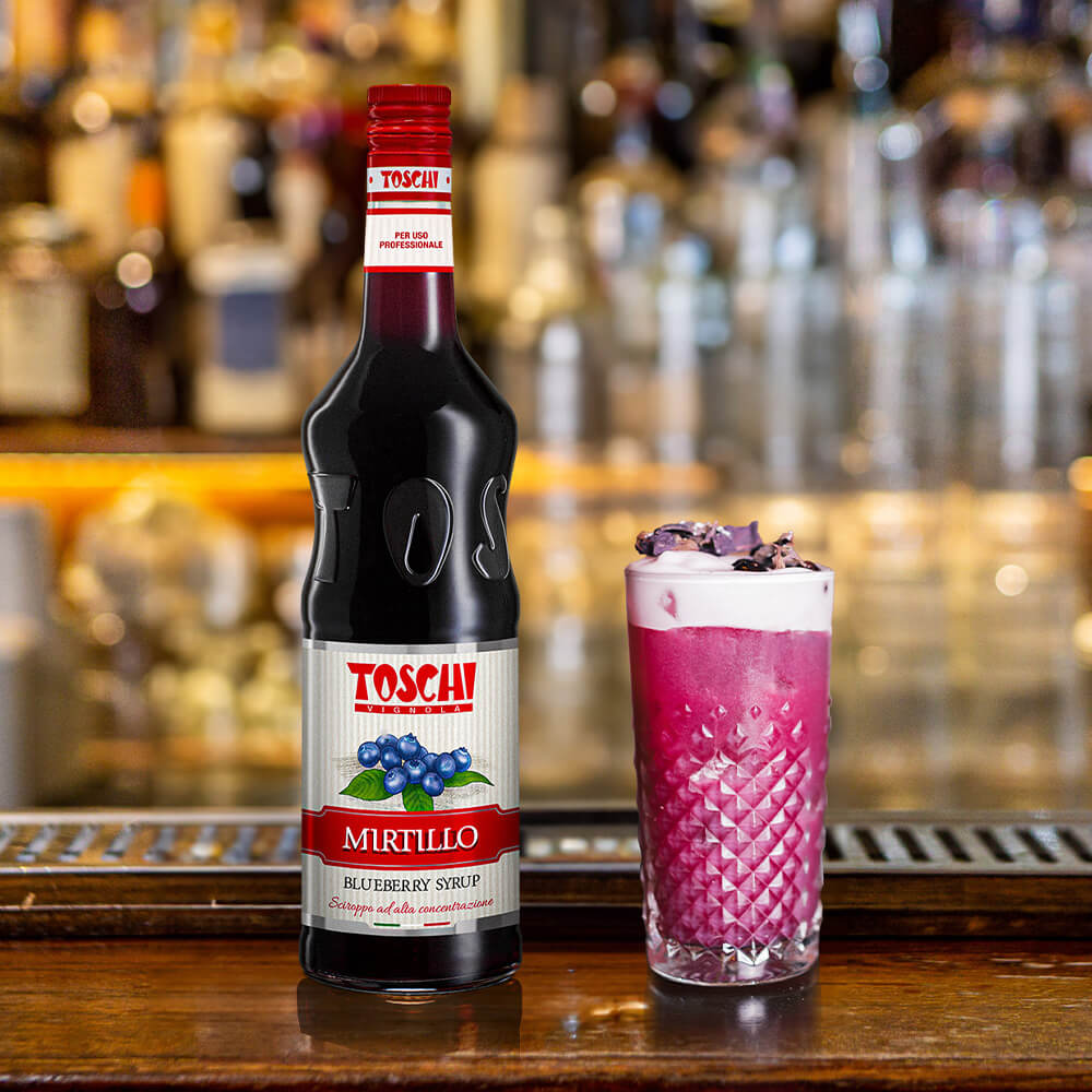 TOSCHI Blueberry Syrup (1 litre) | Sweet and Refreshing Bliss – BevWizard
