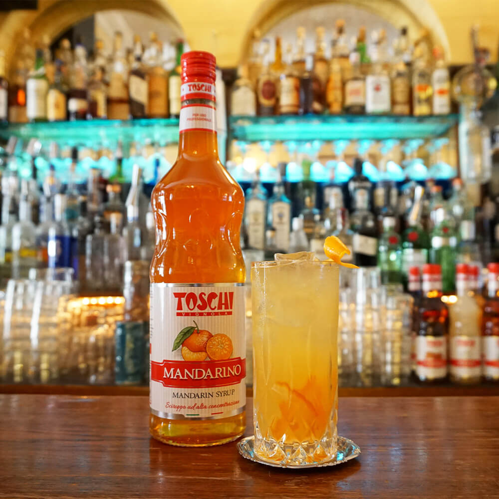 TOSCHI Mandarin Syrup (1 litre) | Sweet and Tangy Delight – BevWizard