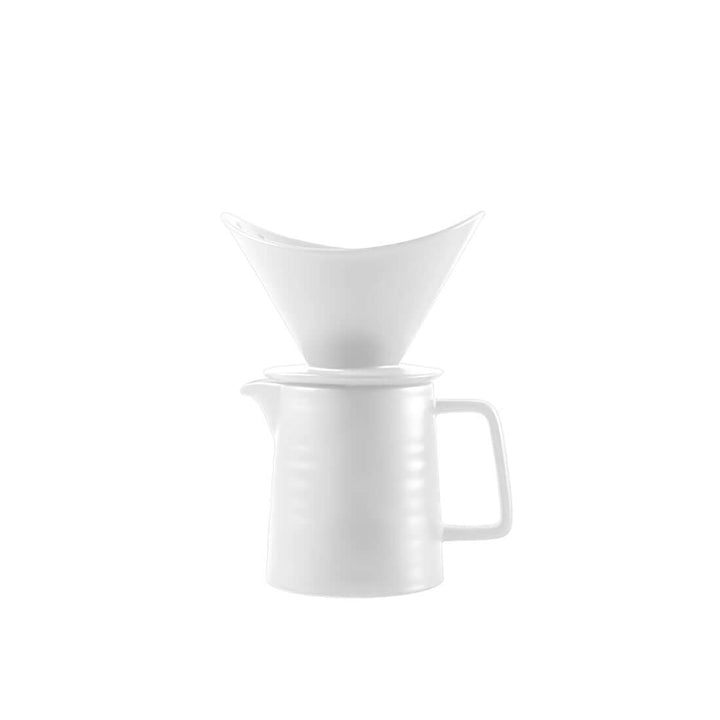 Ceramic Coffee Maker Set (white)