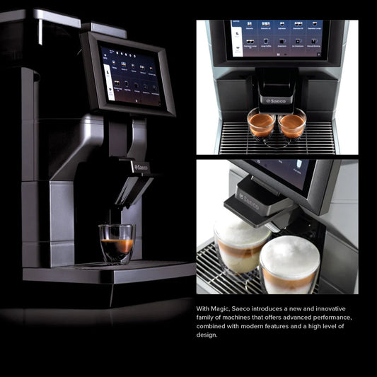 Saeco Magic M1, Automatic Espresso Machine with FR7L Fridge