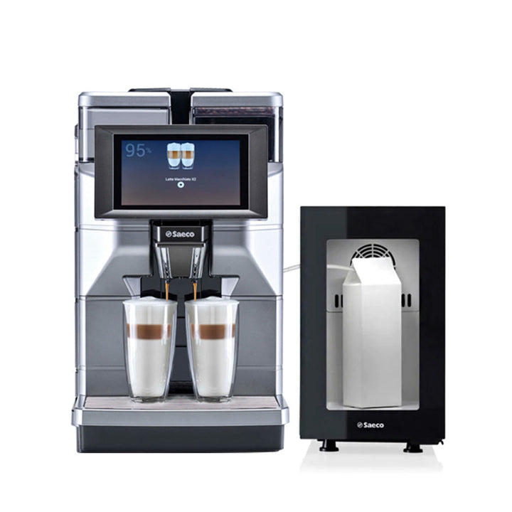 Saeco Magic M2, Automatic Espresso Machine with FR7L Fridge with Mains Water